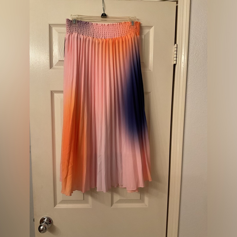 “NWT” Multi Colored Tie Dye Skirt by WDNY